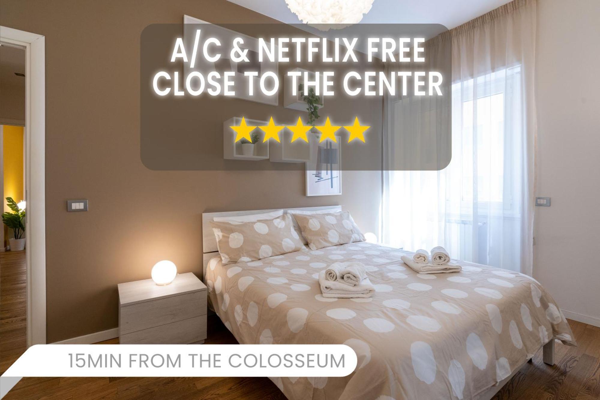 로마 -15Min Dal Colosseo- Aria Condizionata & Netflix Gratis 아파트 외부 사진